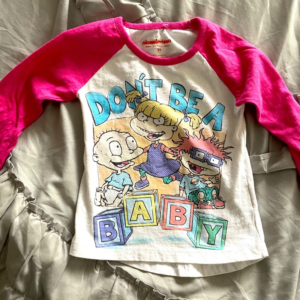 Rugrats “don’t be a baby” top